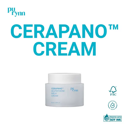 Korean Cosmetic Purynn Cerapano Mela Cream Whitening Cosmetics K-beauty Facial Cream Skin barrier repair sensitive skin care - InflSelection 