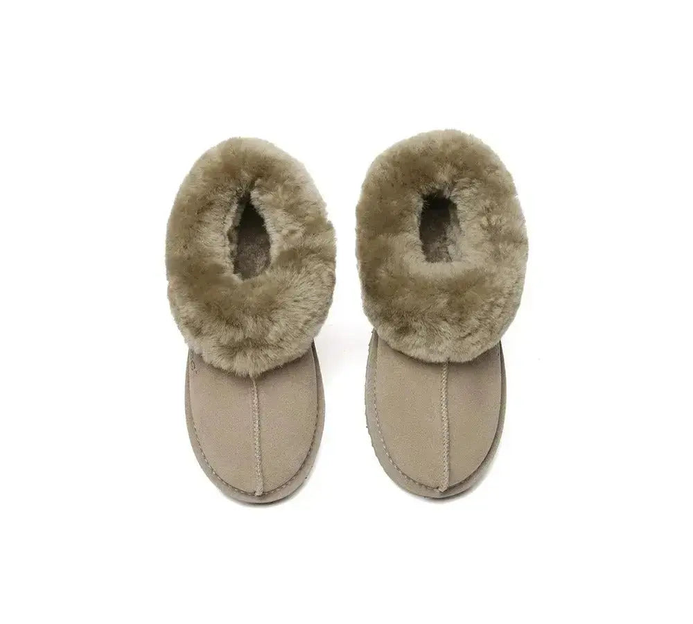 AUSTRALIAN SHEPHERD® UGG Slippers Sheepskin Wool Ankle Homey Special InflSelection