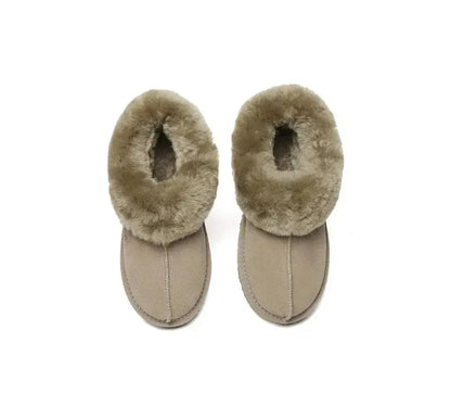 AUSTRALIAN SHEPHERD® UGG Slippers Sheepskin Wool Ankle Homey Special InflSelection