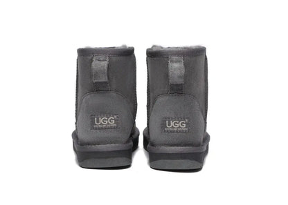 Premium UGG Boots Double Faced Sheepskin Wool Ankle Mini Classic Men Women InflSelection