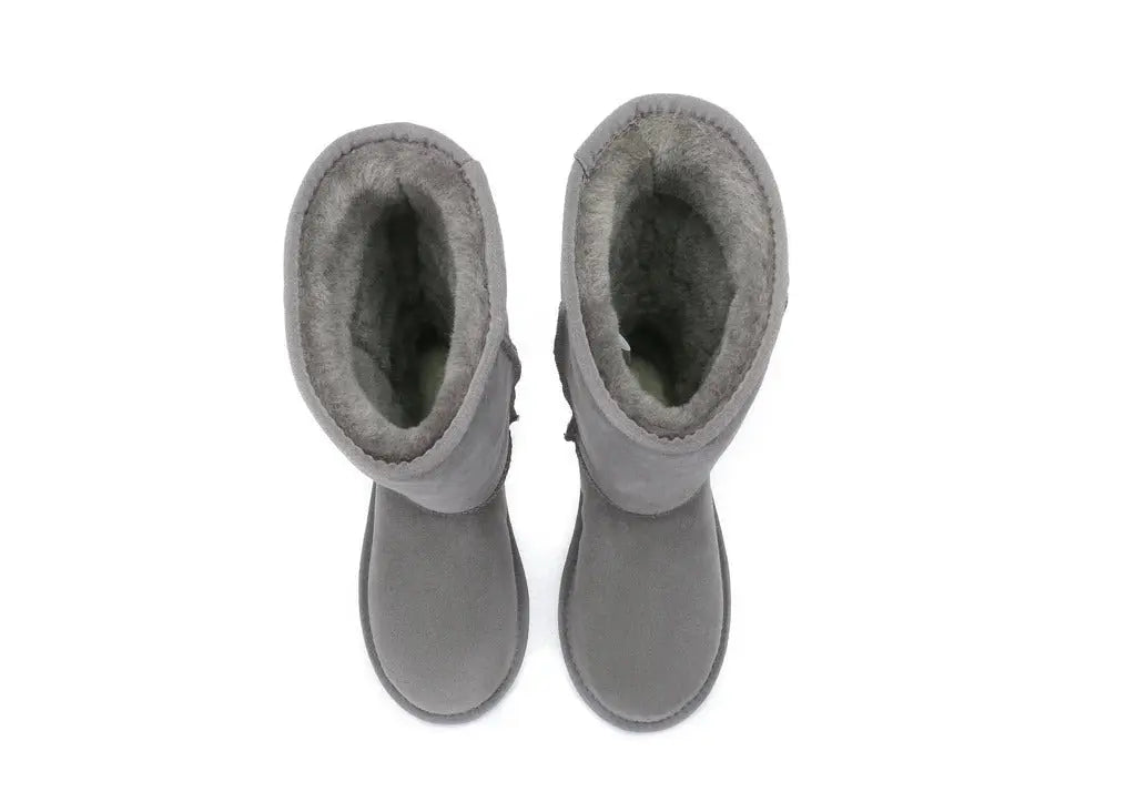 AUSTRALIAN SHEPHERD® Boots Double Face Sheepskin Wool Tall Classic Women Men InflSelection