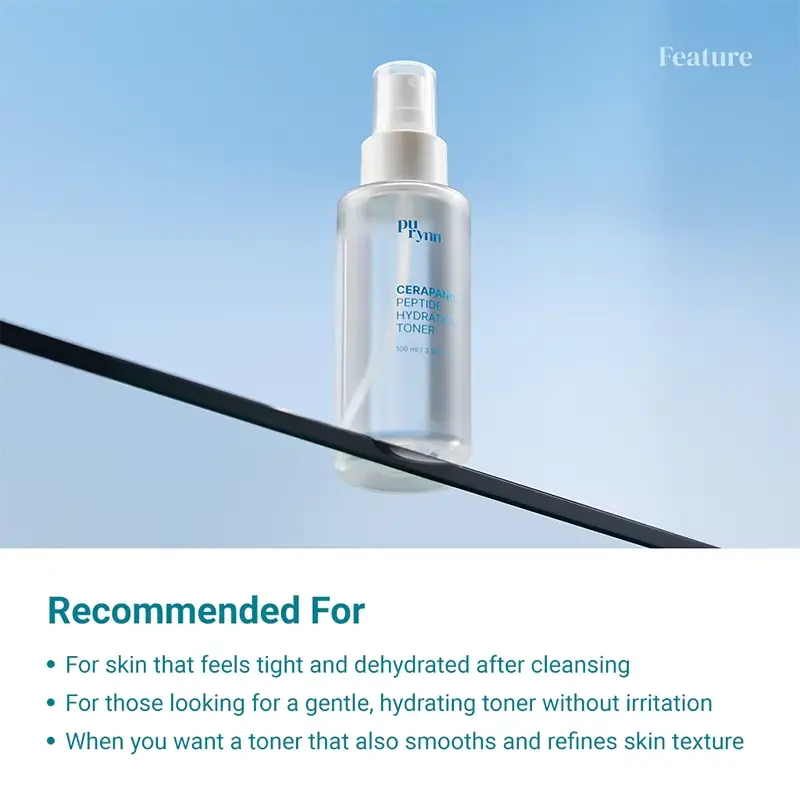 Purynn Cerapano Peptide Hydration Toner K-Beauty Facial Cream Toner for Hydrating - InflSelection 