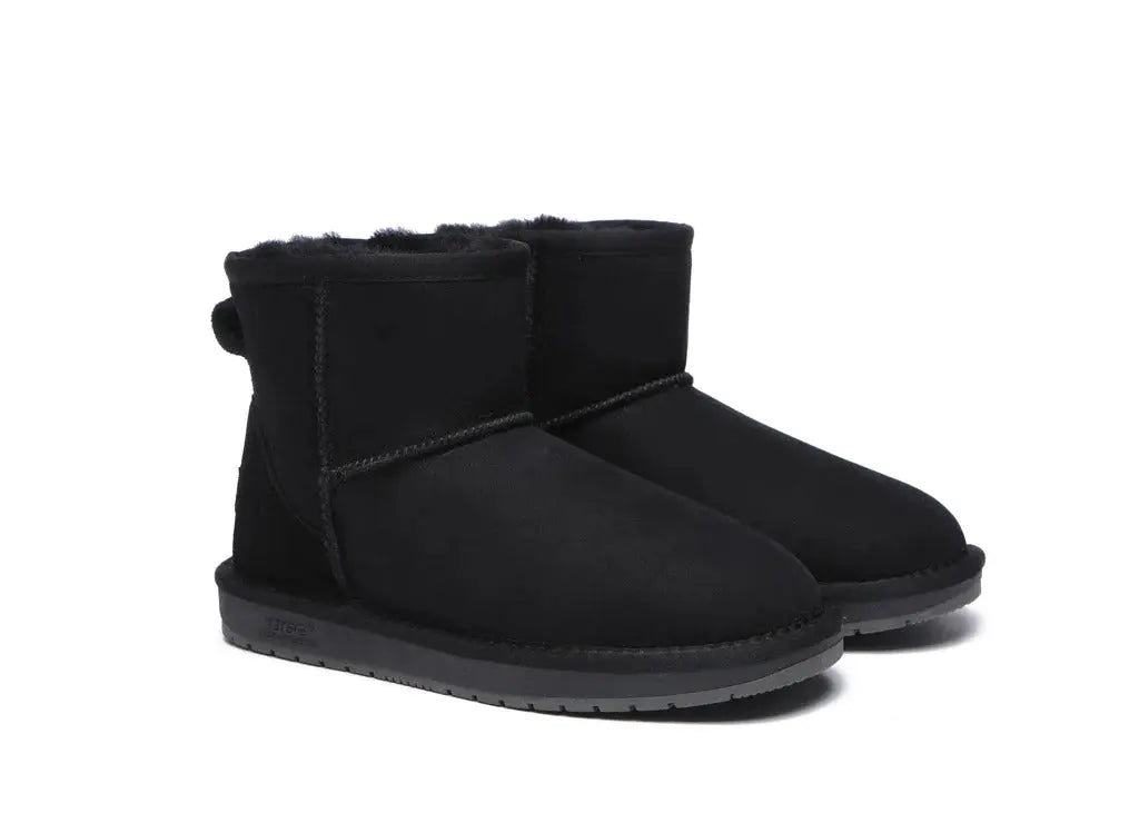 Premium UGG Boots Double Faced Sheepskin Wool Ankle Mini Classic Men Women InflSelection