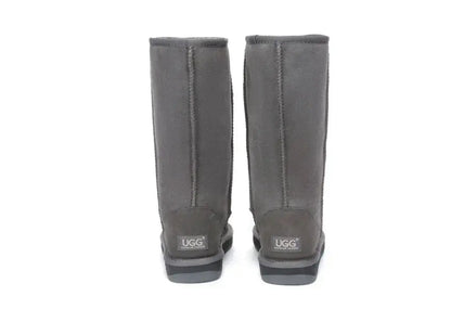 AUSTRALIAN SHEPHERD® Boots Double Face Sheepskin Wool Tall Classic Women Men InflSelection