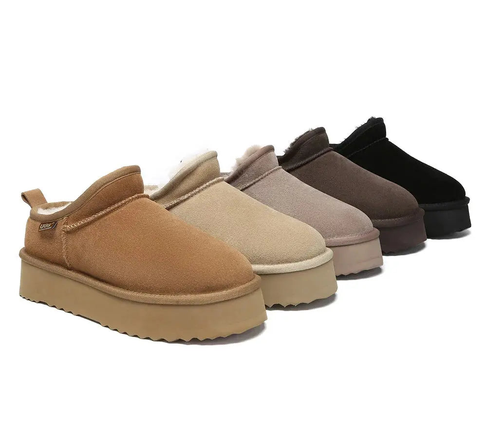 UGG Boots Low Cut Ankle Classic Platform Nano - InflSelection 