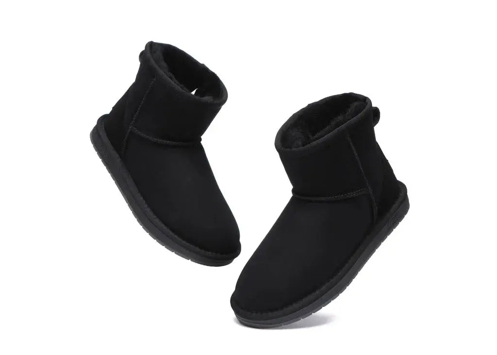 Premium UGG Boots Double Faced Sheepskin Wool Ankle Mini Classic Men Women InflSelection