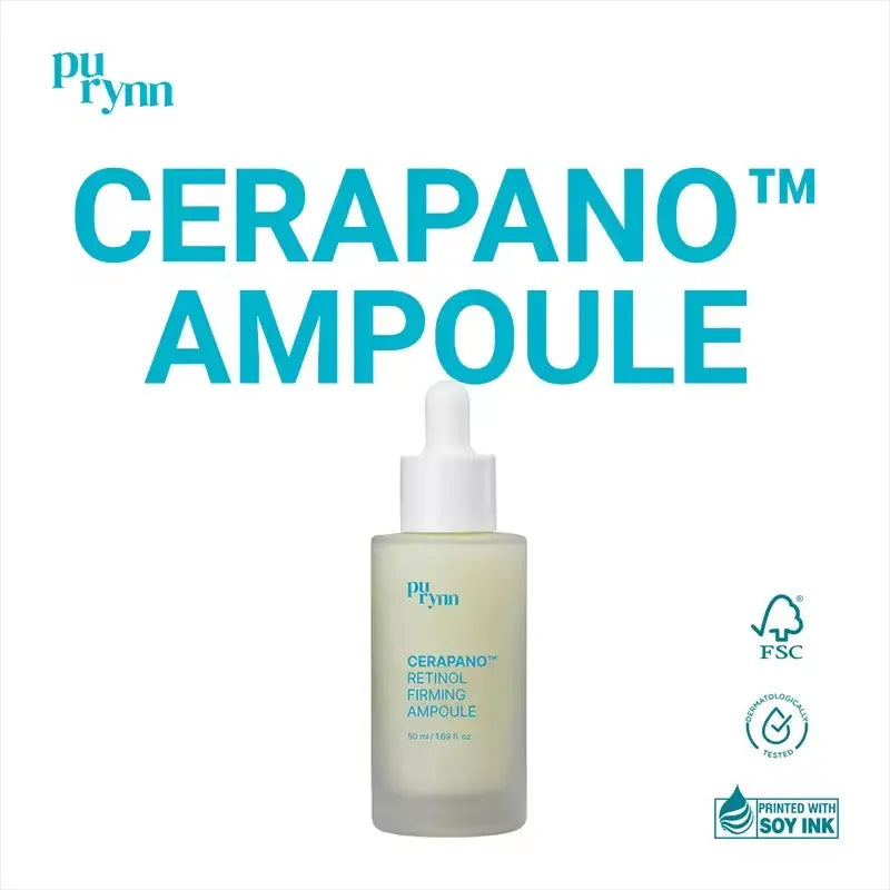 Purynn Cerapano Retinol Firming Ampoule ODM OEM Cosmetics K-beauty Facial Cream Toner Serum Skin barrier repairskin care - InflSelection 