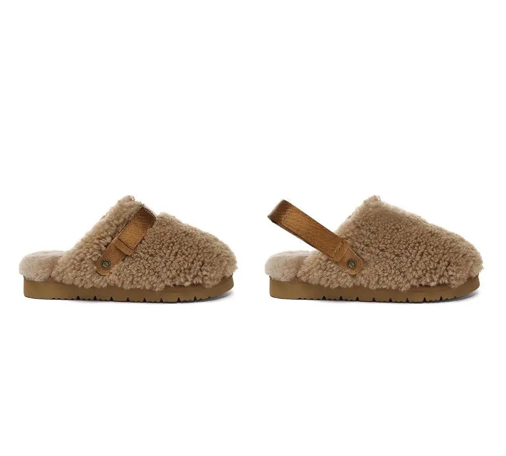 AUSTRALIAN SHEPHERD® UGG Slippers Sheepskin Wool Slingback Noz InflSelection