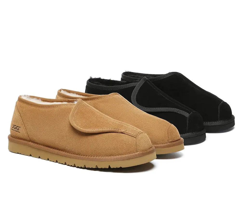 AUSTRALIAN SHEPHERD® UGG Slippers Sheepskin Wool Adjustable Tristen InflSelection