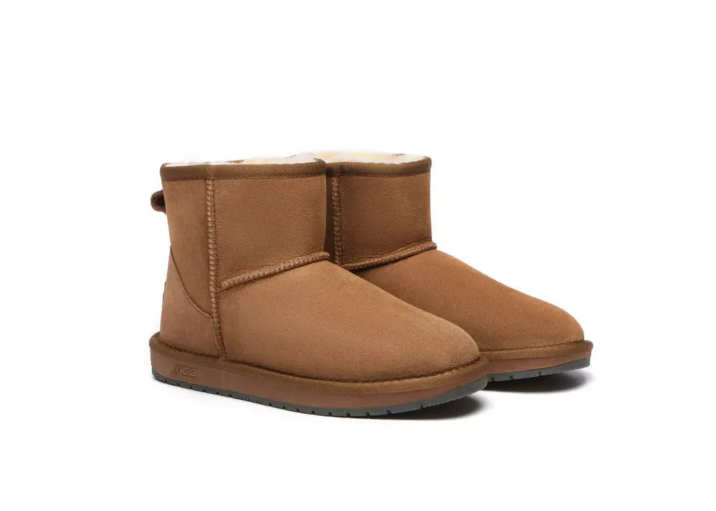 Premium UGG Boots Double Faced Sheepskin Wool Ankle Mini Classic Men Women InflSelection